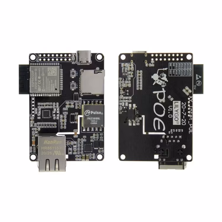 LILYGO® TTGO T-Internet-POE ESP32-WROOM LAN8720A Chip Ethernet Adapter with downloader