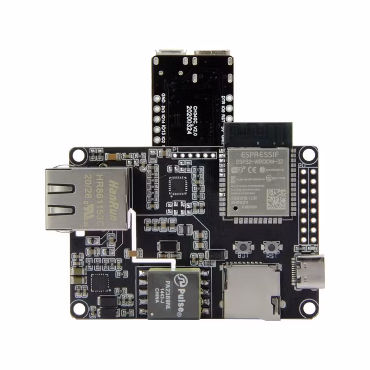 LILYGO® TTGO T-Internet-POE ESP32-WROOM LAN8720A Chip Ethernet Adapter with downloader