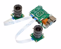 Arducam 12MP*2 Synchronized Stereo Camera Bundle Kit for Raspberry Pi
