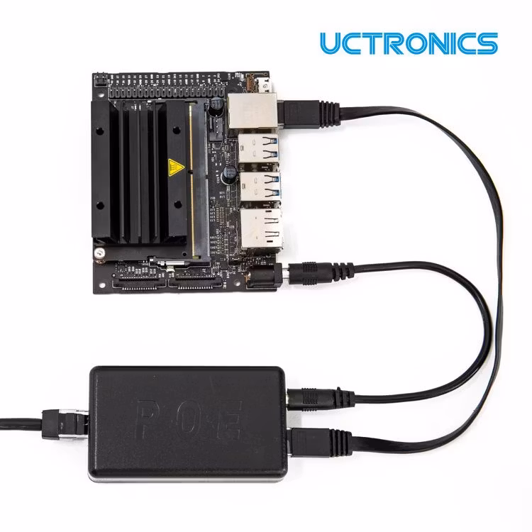 UCTRONICS PoE Gigabit Splitter 5V 4A – Active PoE+ to Barrel Jack, IEEE 802.3at