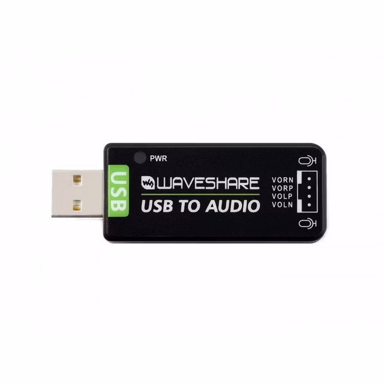 USB Sound Card, Driver-Free, for Raspberry Pi / Jetson Nano kit