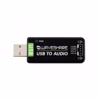 USB Sound Card, Driver-Free, for Raspberry Pi / Jetson Nano kit