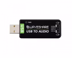 USB Sound Card, Driver-Free, for Raspberry Pi / Jetson Nano kit