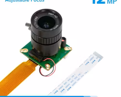 Arducam High Quality IR-CUT Camera for Raspberry Pi 12.3MP 1/2.3 Inch IMX477 HQ Camera Module with 6mm CS