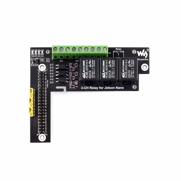 Quality 3-Ch Relay Expansion Board Designed For Jetson Nano, Optocoupler Isolation