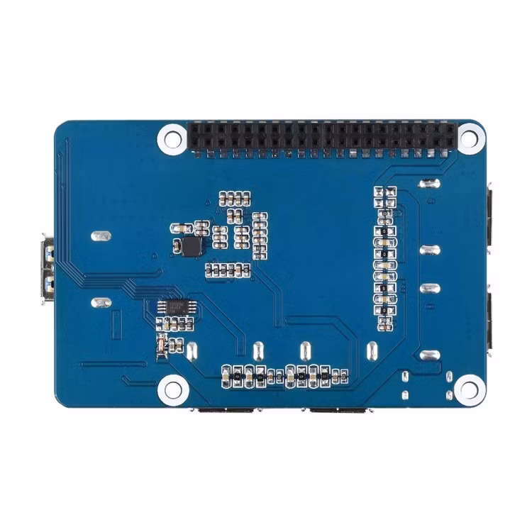 USB 3.2 Gen1 HUB HAT for Raspberry Pi, 4x USB 3.2 Gen1 Ports, Driver-Free