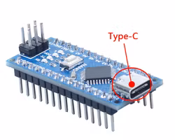 NANO V3 CH340 ATMEGA328  with USB Type-C