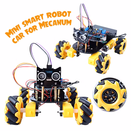 Mecanum 4WD Car Chassis Smart Robot Car Arduino compatible