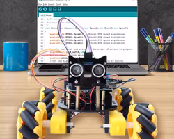 Mecanum 4WD Car Chassis Smart Robot Car Arduino compatible