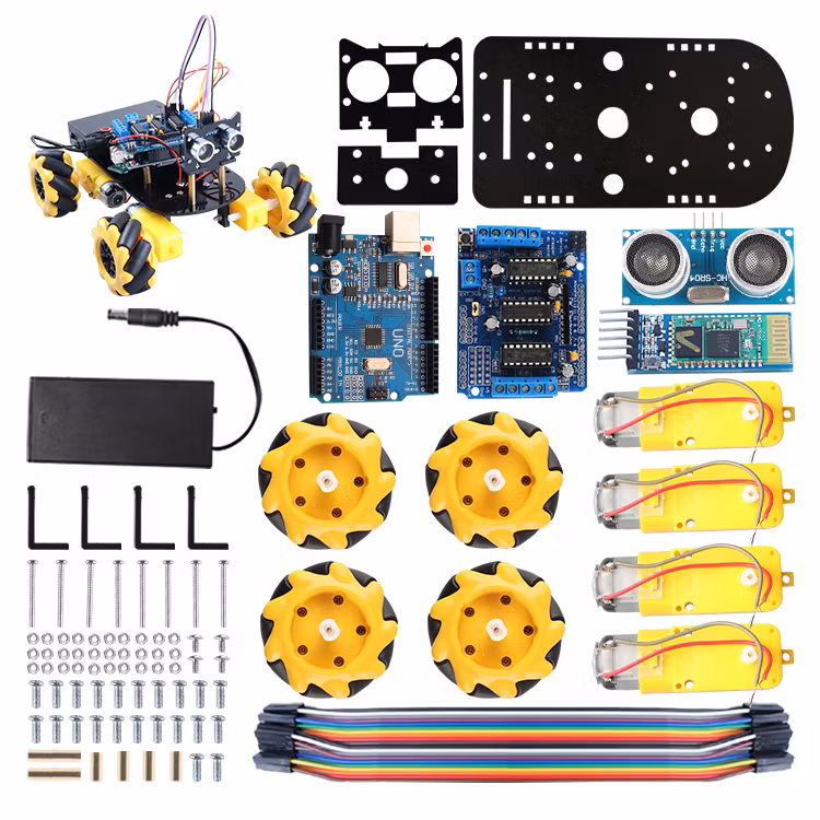 Mecanum 4WD Car Chassis Smart Robot Car Arduino compatible