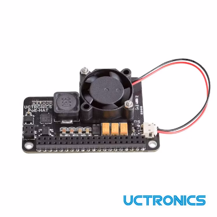 UCTRONICS PoE HAT for Raspberry Pi