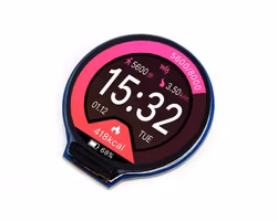 1.28inch Round LCD Display Module, 65K RGB