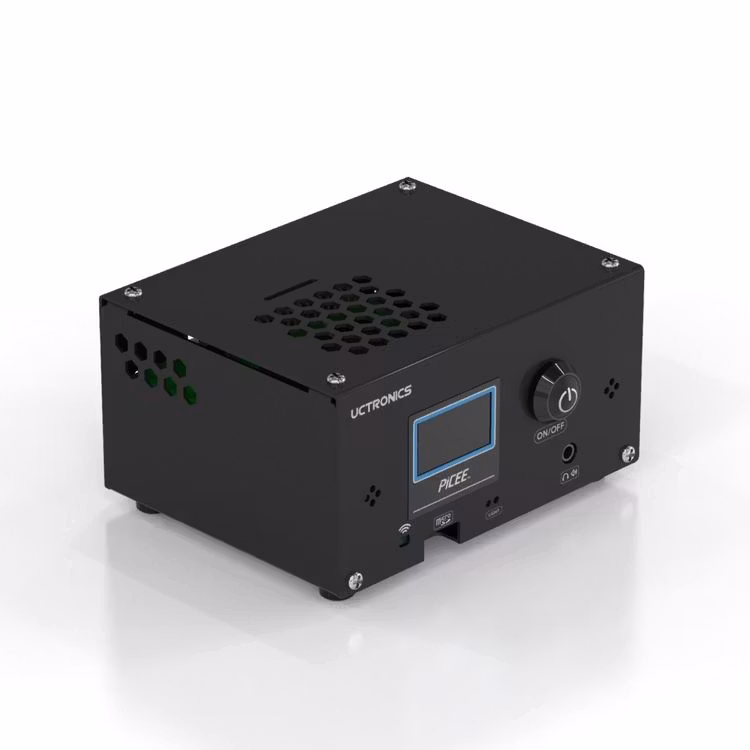 All in one RPi 4 real  Desktop Computer with RGB Air Cooler, Aluminum Case, OLED Screen