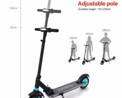 X8 Pro Electric scooter justerbar höjd och  vikbar
