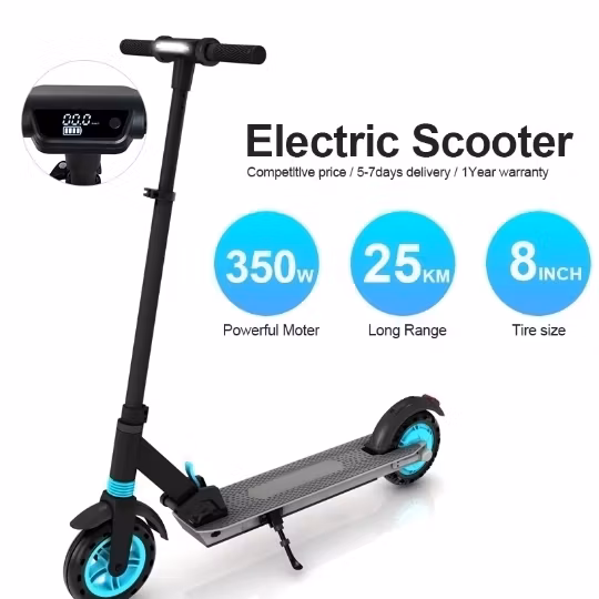 X8 Pro Electric scooter justerbar höjd och  vikbar