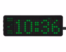 Electronic Clock for Raspberry Pi Pico, Accurate RTC, Multi Functions, LED Digits