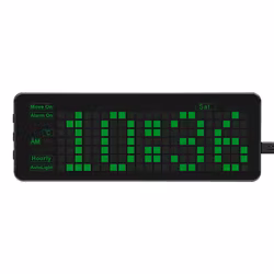 Electronic Clock for Raspberry Pi Pico, Accurate RTC, Multi Functions, LED Digits