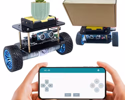 Mini Transport Robot Wireless Control Self Balancing Robot