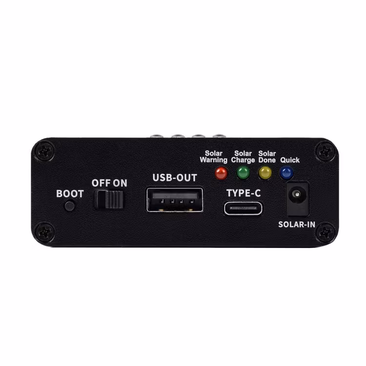 Solar Power Manager, Embedded 10000mAh Li-Po Battery, Supports 6V~24V Solar Panels