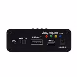 Solar Power Manager, Embedded 10000mAh Li-Po Battery, Supports 6V~24V Solar Panels