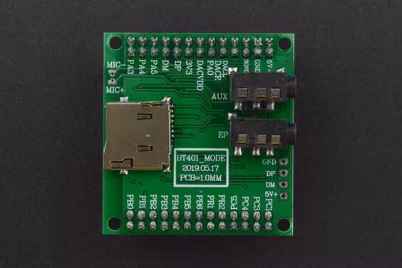 Evaluation Board for Audio & BLE/SPP Pass-through Module - Bluetooth 5.0