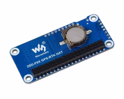 ZED-F9P GPS-RTK HAT for Raspberry Pi, Centimeter Level Accuracy, Multi-Band RTK Differential GPS Module