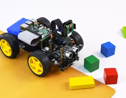 Raspbot AI Vision Robot Car with FPV camera for RPi5