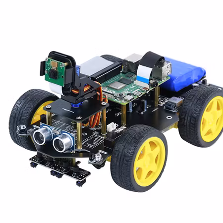 Raspbot AI Vision Robot Car with FPV camera for RPi5