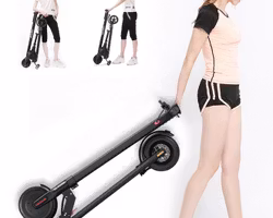 iEZway EZ3 300W Electric Scooter with two Auxiliary wheel