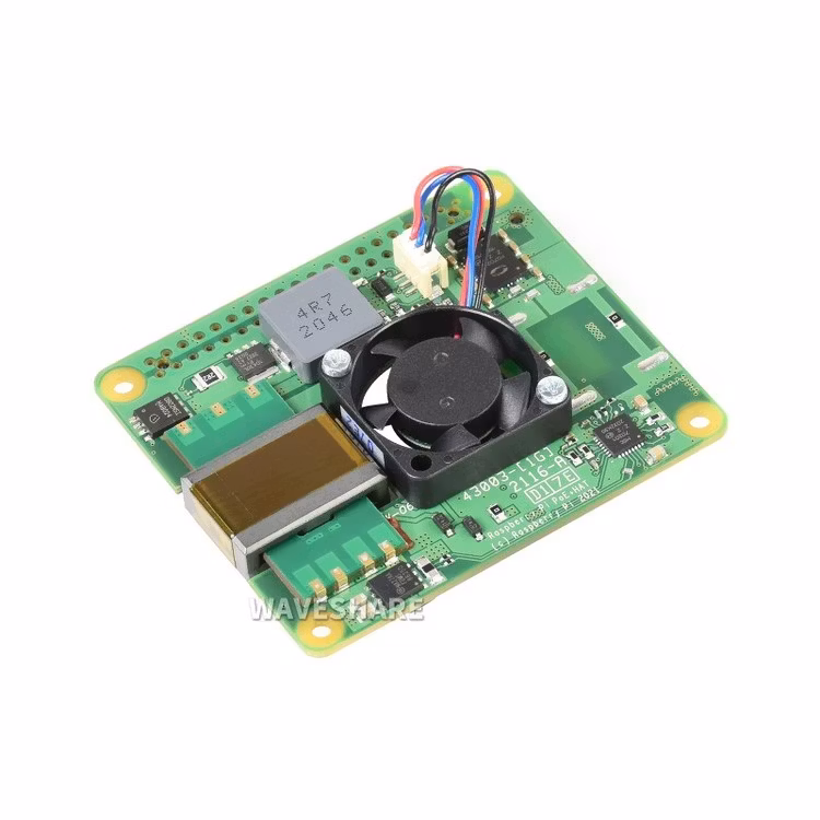 Raspberry Pi PoE+ HAT for Raspberry Pi 3B+/4B, 802.3af/at-compliant