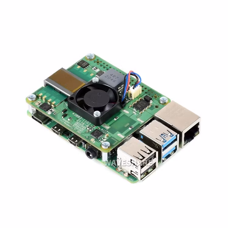 Raspberry Pi PoE+ HAT for Raspberry Pi 3B+/4B, 802.3af/at-compliant