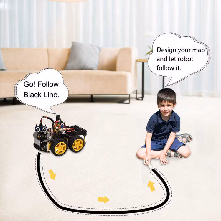 Keyestudio 4WD Multi BT Robot Car Kit V2.0
