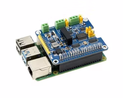 2-Channel Isolated CAN FD Expansion HAT for Raspberry Pi, Multi Protections