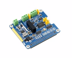 2-Channel Isolated CAN FD Expansion HAT for Raspberry Pi, Multi Protections