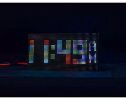 RGB Full-Color LED Matrix Panel, 64×32 Pixels, Adjustable Brightness