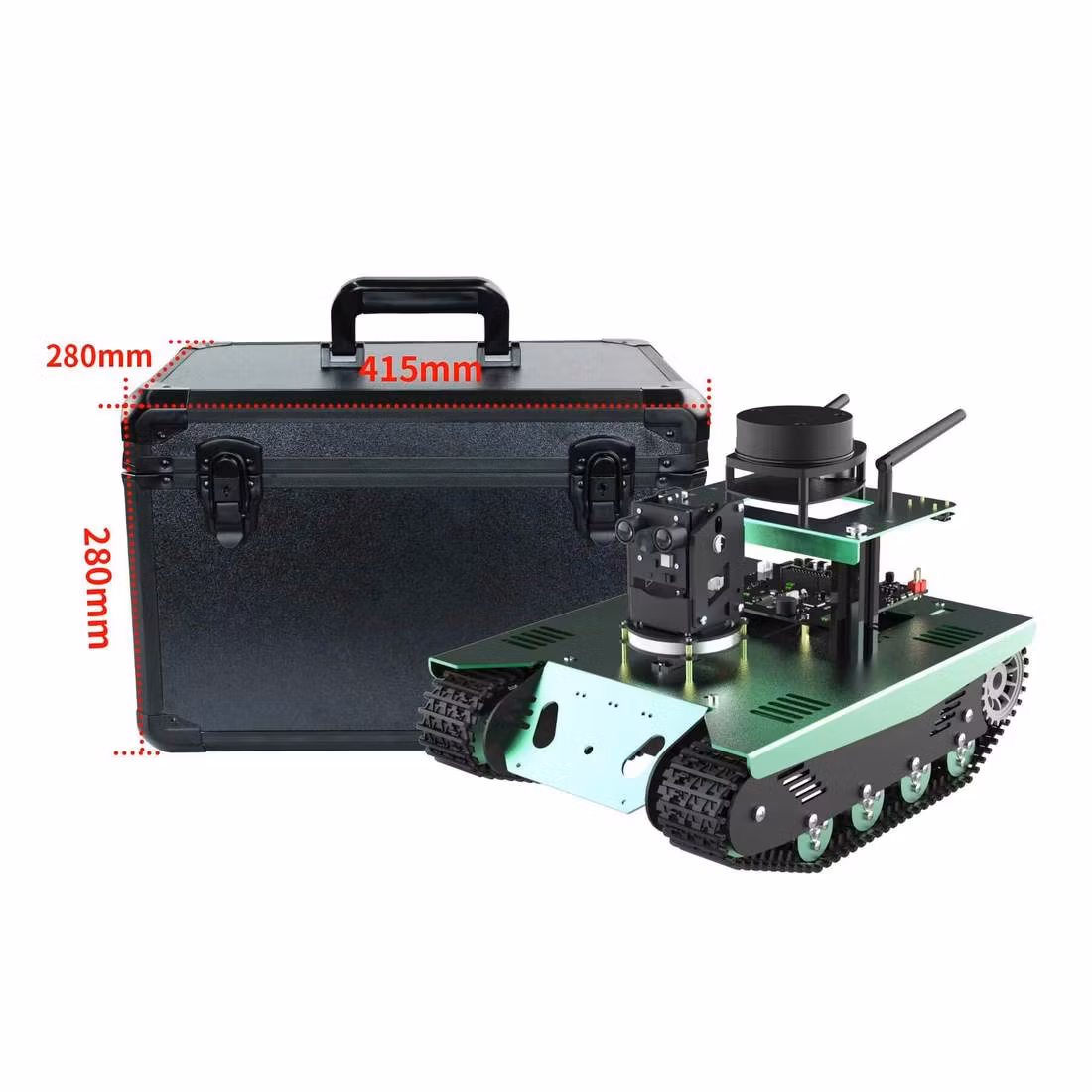 Yahboom ROS Transbot Robot Tank with  7 inch screen  and Lidar Depth camera  with Nvidia Jetson NANO 4GB B01