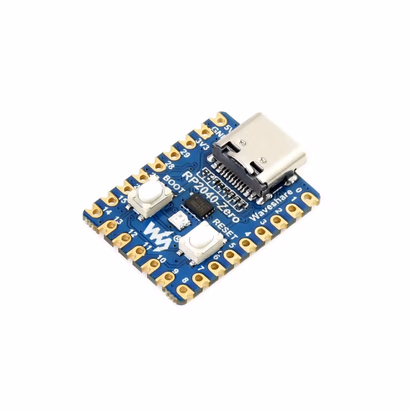RP2040-Zero, a Pico-like MCU Board Based on Raspberry Pi MCU RP2040, Mini ver