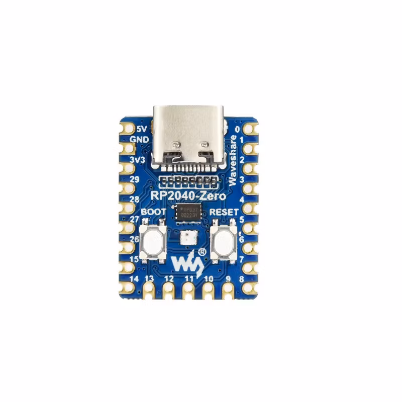 RP2040-Zero, a Pico-like MCU Board Based on Raspberry Pi MCU RP2040, Mini ver