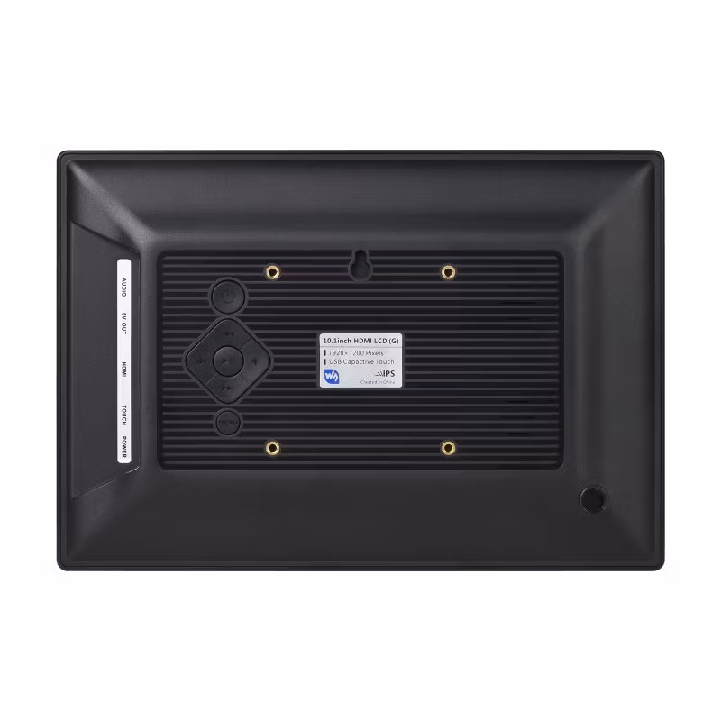 10.1inch HD Capacitive Touch Screen LCD (G), 1920×1200, HDMI, IPS, Fully Laminated Screen, Supports Raspberry Pi / Jetson Nano