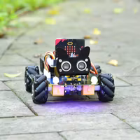 Keyestudio Micro:Bit V2 4WD Mecanum Wheel Robot Car Kit For Microbit STEM Toys Makecode & Python Programming