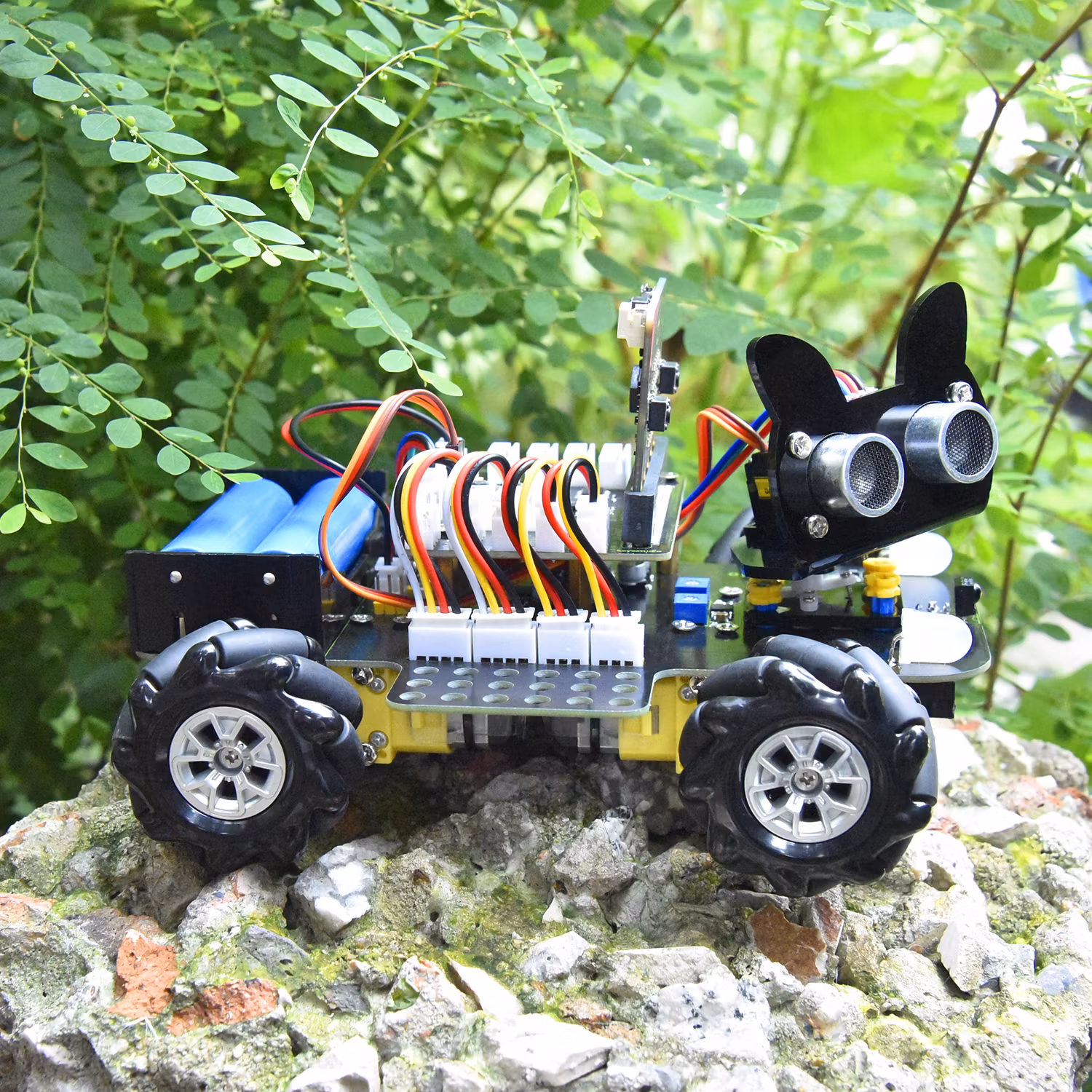 Keyestudio Micro:Bit V2 4WD Mecanum Wheel Robot Car Kit For Microbit STEM Toys Makecode & Python Programming