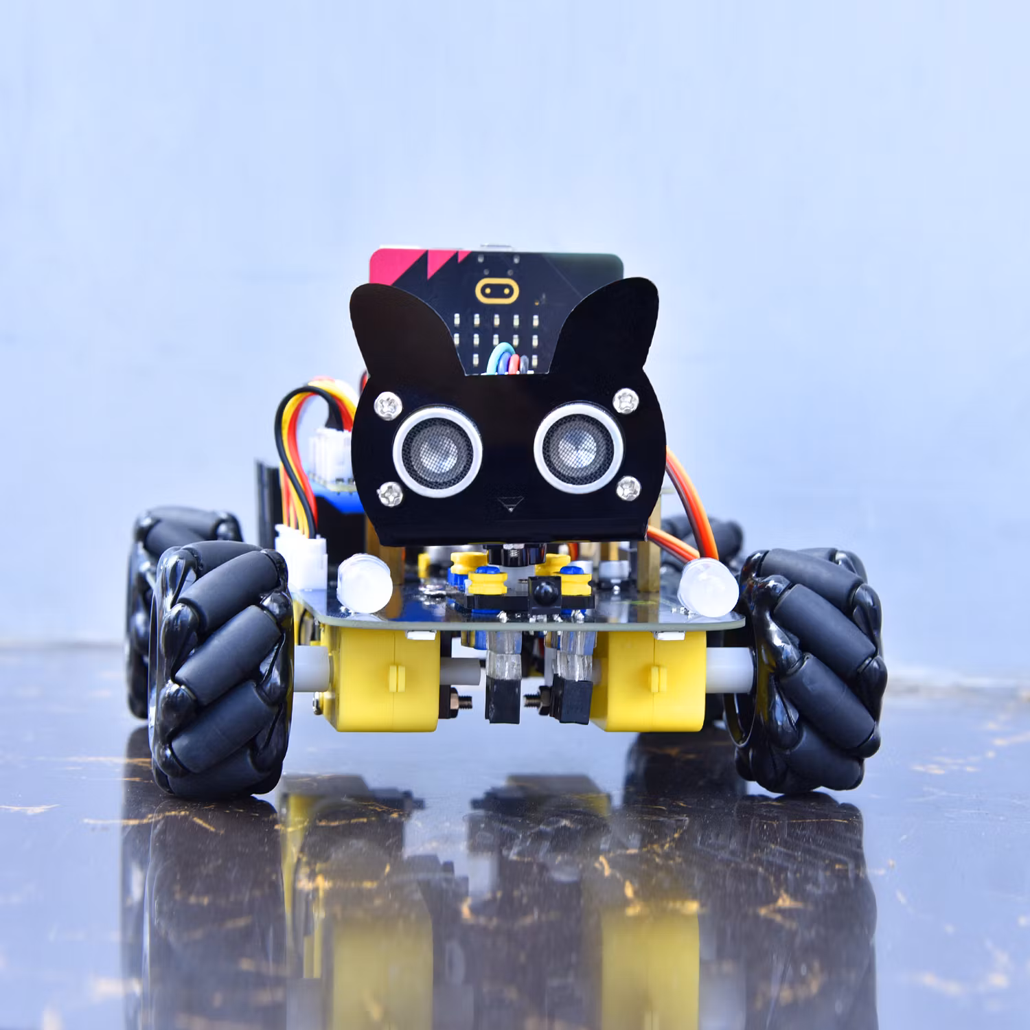 Keyestudio Micro:Bit V2 4WD Mecanum Wheel Robot Car Kit For Microbit STEM Toys Makecode & Python Programming