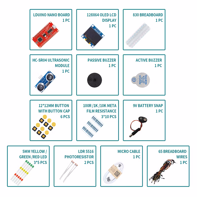 Coding Educational Lduino Starter Kit