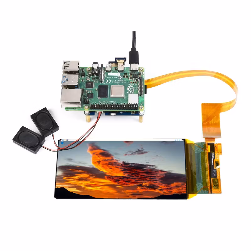 6inch Flexible AMOLED, HDMI, 1080×2160, Rounded Corners