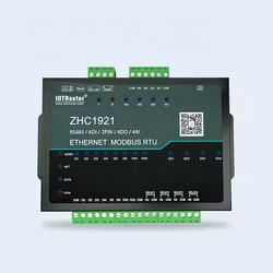 MQTT Protocol Rs485 To Ethernet IO Controller With Pulse Counting System