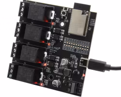 TTGO T-Relay ESP32 Chip DC 5V 4 Groups Relay 4MB Flash IoT Relay Suport WiFi Bluetooth
