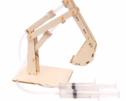 Hydraulic Wooden Excavator Educational Toys