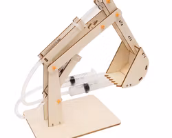 Hydraulic Wooden Excavator Educational Toys