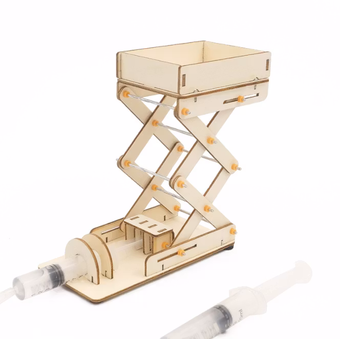 Hydraulic Wooden Lifts Educational Toys