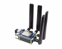SIM8202G-M2 5G HAT for Raspberry Pi, 5G/4G/3G Snapdragon X55